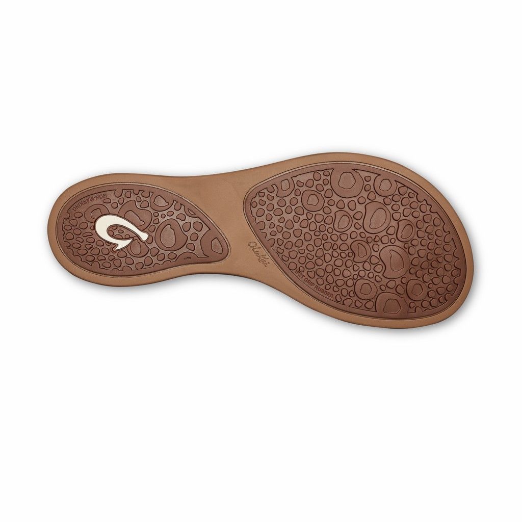 Sandalias Olukai Nonohe - Chanclas Mujer Cafes 20603-124